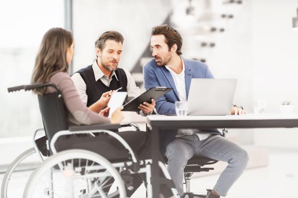 woman in wheelchair