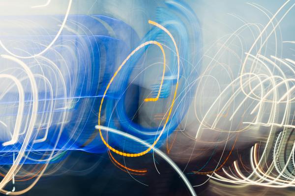 motion effect with lines